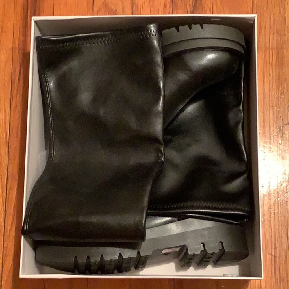 Black Knee High Boots